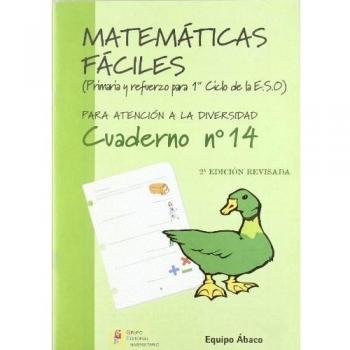 Matemáticas fáciles 14 / Editorial GEU / 5º Primaria / Mejora la resolución de ejercicios matemáticos / Recomendado como apoyo / Actividades sencillas