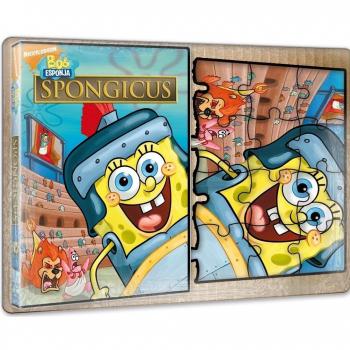 Bob esponja spongicus puzzle dvd
