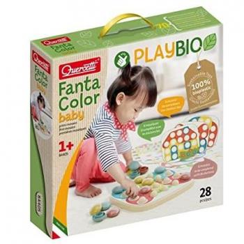 Quercetti- Fantacolor Baby Play Bio, Multicolor