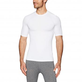 adidas Ask Tec tee SS Camisa de Golf, Hombre, Blanco, M