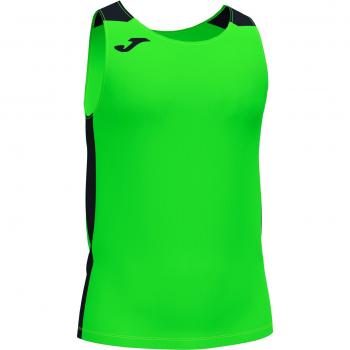 Joma Record II Men's Tank Top - Fluorescent Green and Black