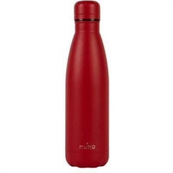 ICON - Botella térmica de acero inoxidable, 500 ml, color negro