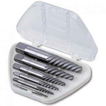 Juego de 8 extractores cónicos para tornillos y espárragos rotos de acero aleado Beta 1430/S8 en caja