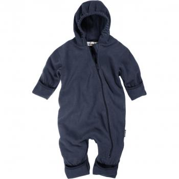 Playshoes Unisex Baby Fleece Jumpsuit - Navy, Size 86