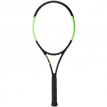 Wilson Blade 104 TNS FRM W/O Raqueta de Tenis, Unisex Adulto, Negro/Verde