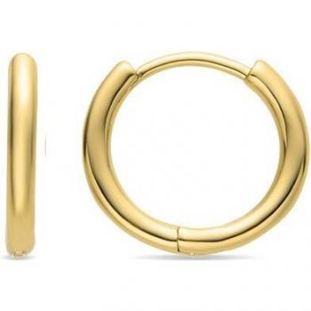 Pendientes Viaga de Luxenter acabados en oro amarillo de 18k
