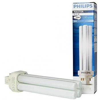 Philips Kompaktleuchtstofflampe 18W G24q-2 w PL-C 18W/830/4p