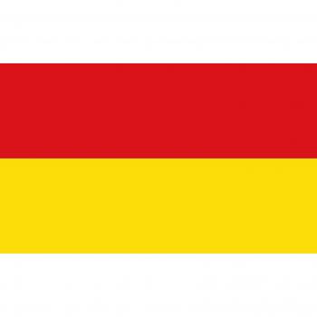 Stadt Paderborn | It is easy to put a border around this flag image | Ville de Paderborn | Stadt Paderborn Die Flagge der Stadt Paderborn zeigt die Farben Rot und Gold in zwei gleich breiten Län
