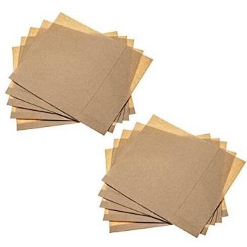 vhbw 10x bolsa reemplaza Thomas 787413 para aspiradora - papel, 28cm x 23,5cm, color arena