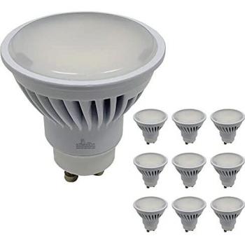 Pack 10x GU10 LED 8,5W Potentísima. 970 lúmenes. Color Blanco Neutro