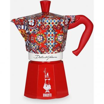 Cafetera Moka Express Bialetti Dolce & Gabbana 6 Tazas Multicolor