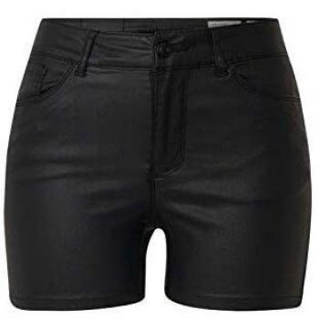 Vero Moda Vmseven MR Smooth FellED Shorts Pantalones Cortos, Mezclilla De Color Azul Claro, L para Mujer