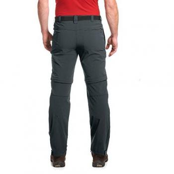 Maier Sports Tajo Men's Zip-Off Hiking Pants - Graphite, Waterproof, 4 Pockets, Regular Fit