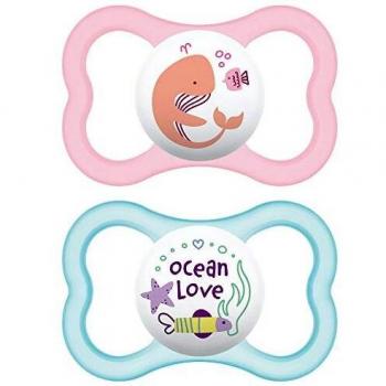 MAM Chupete Aire +6M Caucho Doppio Femenino 2uds