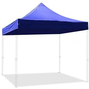 Lona para carpa plegable 3x3 m azul con techo impermeable