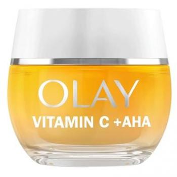 Crema Hidratante Olay Vitamin C + AHA 24 Gel de Día para Piel Luminoso y Uniforme, 50 ml