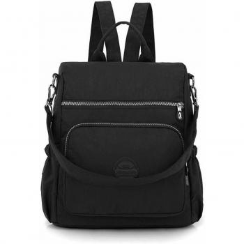 JOSEKO Mujer Mochila Casual para Mujer de Nailon Multi-función Anti-Robo Bolso de Hombro Impermeable
