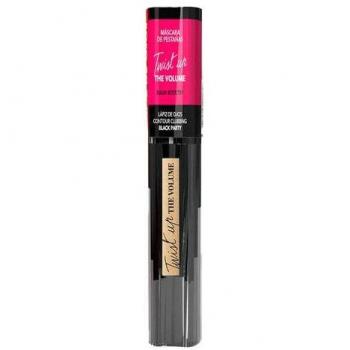 Bourjois Twist Up the Volume Mascara + Contour Clubbing Waterproof Eyeliner Duo Set - Balm Booster 41 Black Party