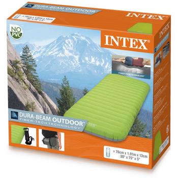 Intex - Colchón hinchable enrollable y camping, 76 x 191 x 13 cm