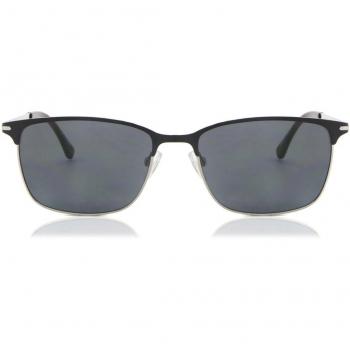 SmartBuy Collection Rectangle Full Rim Metal Men's Prescription Sunglasses Black Size 54