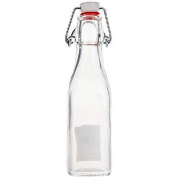 Bormioli 0 Rocco 314730Mu9321990 Swing Botella 0,25, Vidrio, Transparente