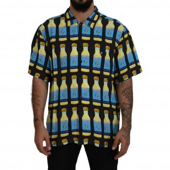 Dolce & Gabbana Multicolor Printed Viscose Casual Shirt - IT37 | XS