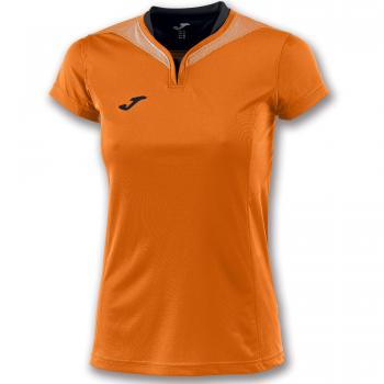 Joma CAMISETA MUJER SILVER NARANJA M/C - Camiseta técnica de manga corta, Mujer, Naranja -