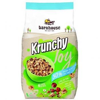 Barnhouse Muesli Krunchy Joy Avellanas 375 Gramos, Lot de 3