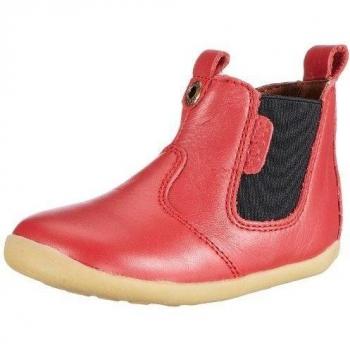 Bobux 460631, Botas Chelsea Niñas, Rojo-Rojo