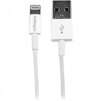 StarTech.com USBLT1MWS USB to Lightning Cable - Apple MFi Certified - Slim - 1 m