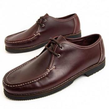 Náutico Casual de Piel Burdeos para Hombre Purapiel Puranautic3 Talla 41