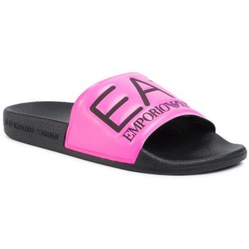 Chanclas Armani EA7 Maxilogo Rosa para Mujer - Talla 38