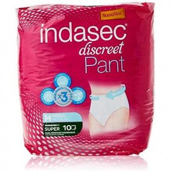 Indasec Discreet Pant Super Talla Media, 10 unidades