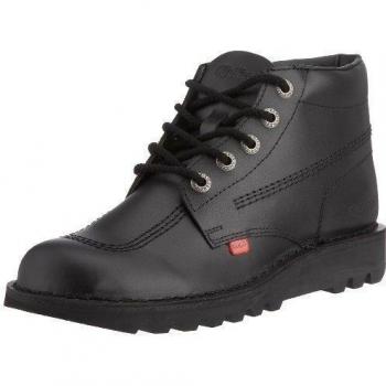 Kickers Adult Mens Kick Hi Leather Black - Size UK 10