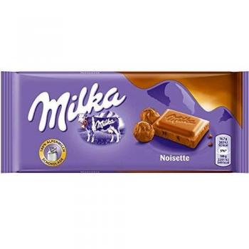Chocolate Milka Noisette con avellanas, 100 g