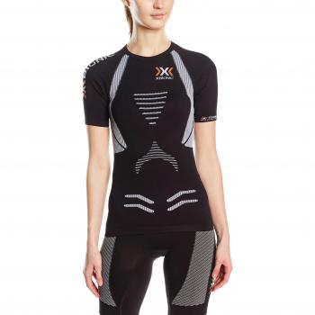 X-Bionic Adultos en función de la Ropa de Running para Mujer The Trick OW Camiseta kanirope SL Blanco/Negro Talla:Small