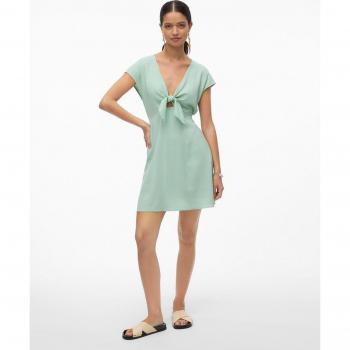 Vero Moda - Vestido corto de hombro caído y manga corta Mymilo