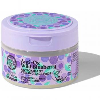 Natura Siberica Blueberry Siberica Anti-Ox Peeling Face Pads 20 Discos Faciales Exfoliantes Antioxidantes