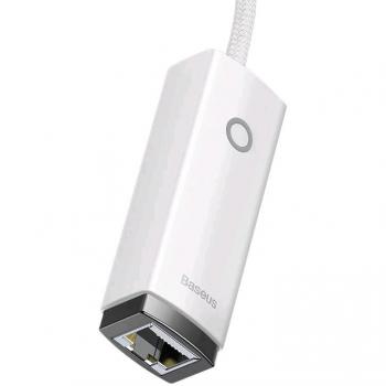 Adaptador USB-C a Ethernet RJ45 1000 Mbps, Blanco