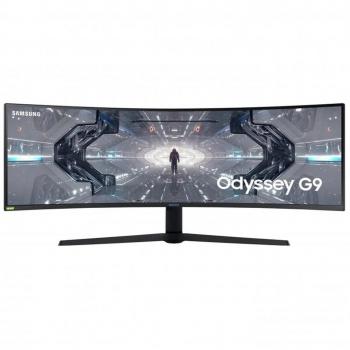 Monitor Samsung Odyssey G9 49 QLED Curvo, DQHD, 5120 x 1440, HDMI, DisplayPort, 240Hz, 1ms, FreeSync Premium Pro, G-Sync Compatible, VESA