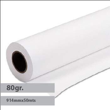 Papel Plotter Inkjet 80gr 914mmx50mts Navigator Pack4 / Pape