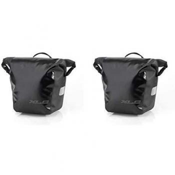 Xlc Einzeltaschenset Wasserdicht Material de Bicicleta, Unisex-Adultos, Negro, Size