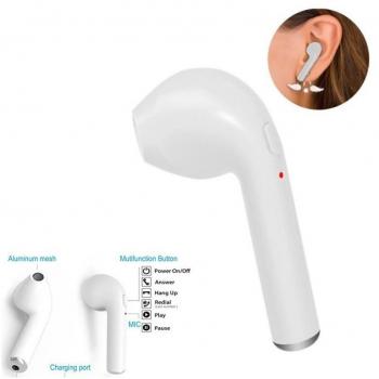 Auricular Bluetooth Hbq-i7r Monofónico V4.1 + EDR para Android e iOS - Ideal para Deportes