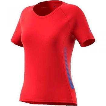 adidas 25/7 tee Runr Camiseta de Manga Corta, Mujer, Glory Red, M