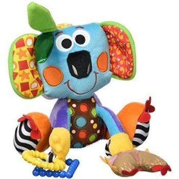 Playgro-0182728 Koala Alfombras de juego y gimnasios, color azul, rojo, verde, amarillo