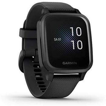 Garmin Venu Sq Music, Reloj Inteligente con GPS, Negro
