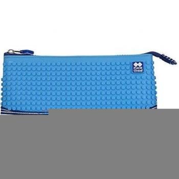 Pixie PXA-02-E10 - Estuche rectangular con frontal de silicona, Azul Royal / Blanco