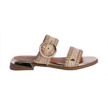 Sandalias planas de mujer Lena color beige