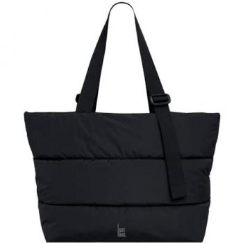 GOT BAG Monochrome Black Puffer Tote Bag with Laptop Compartment