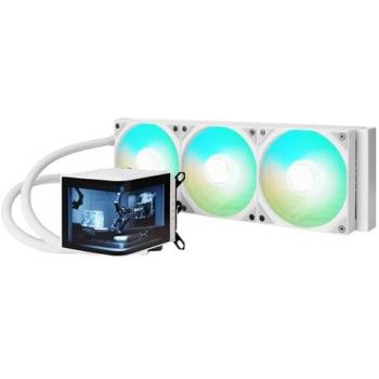 TRYX Panorama 360mm AIO ARGB Liquid CPU Cooler - White Edition